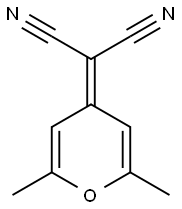(2,6-Dimethyl-4H-pyran-4-ylidene)malononitrile 구조식 이미지