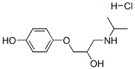 4-[2-히드록시-3-[(1-메틸에틸)아미노]프로폭시]페놀염산염 구조식 이미지