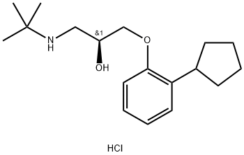 (S)-Penbutolol Hydrochloride Structure