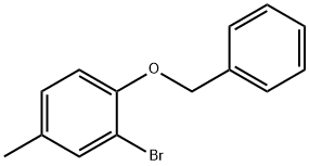 1-(벤질록시)-2-브로모-4-메틸벤젠 구조식 이미지