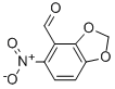 5-NITRO-1,3-BENZODIOXOLE-4-CARBALDEHYDE Structure
