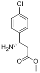 (S)-3-AMINO-3-(4-CHLORO-PHENYL)-PROPIONIC ACID METHYL ESTER Structure