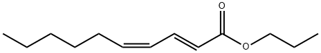 propyl (2E,4Z)-2,4-decadienoate Structure