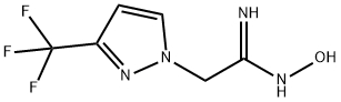 N-Hydroxy-2-(3-trifluoromethyl-pyrazol-1-yl)-acetamidine Structure