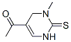 Ethanone, 1-(1,2,3,6-tetrahydro-1-methyl-2-thioxo-5-pyrimidinyl)- (9CI) Structure