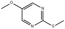 Pyrimidine, 5-methoxy-2-(methylthio)- 구조식 이미지