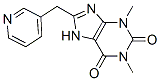 1,3-dimethyl-8-(pyridin-3-ylmethyl)-7H-purine-2,6-dione Structure