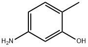4-아미노-2-하이드록시톨루엔 구조식 이미지