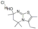 9-ethyl-2,2,4,8-tetramethyl-7-thia-1,5-diazabicyclo[4.3.0]nona-5,8-die n-4-ol hydrochloride Structure