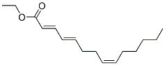 ethyl (E,E,Z)-tetradeca-2,4,8-trienoate Structure