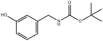(3-HYDROXY-BENZYL)-CARBAMIC ACID TERT-BUTYL ESTER Structure