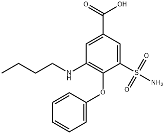 Bumetanide 구조식 이미지