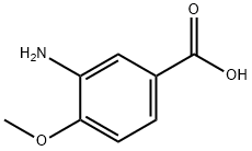 3-Amino-4-methoxybenzoic acid 구조식 이미지
