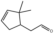 2,2-디메틸-3-시클로펜텐-1-아세트알데히드 구조식 이미지
