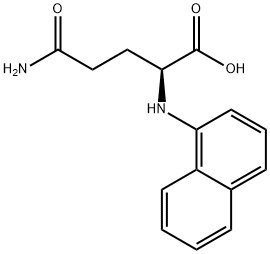 N-1-나프틸-XNUMX-글루타민 구조식 이미지