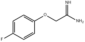 2-(4-FLUORO-PHENOXY)-ACETAMIDINE Structure