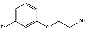 5-BROMO-3-(2-HYDROXYETHOXY)-PYRIDINE Structure