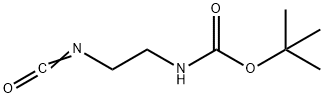 Carbamic acid, (2-isocyanatoethyl)-, 1,1-dimethylethyl ester (9CI) Structure
