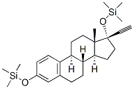(17R)-3,17-Bis(trimethylsiloxy)-19-norpregna-1,3,5(10)-trien-20-yne 구조식 이미지