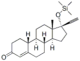 (17R)-17-(Trimethylsiloxy)-19-norpregn-4-en-20-yn-3-one 구조식 이미지