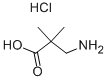 3-AMINO-2,2-DIMETHYL-PROPIONIC ACID HYDROCHLORIDE 구조식 이미지