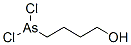 Arsonous dichloride, (4-hydroxybutyl)- Structure