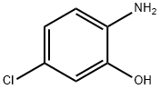 2-Amino-5-chlorophenol 구조식 이미지