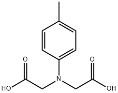 N.N-Di(carboxymethyl)-4-methylanilin 구조식 이미지