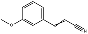 3-METHOXYCINNAMONITRILE Structure