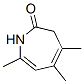 2H-Azepin-2-one, 1,3-dihydro-4,5,7-trimethyl- (9CI) Structure