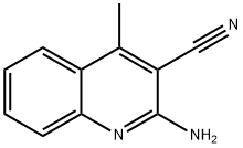 2-AMINO-4-METHYL-QUINOLINE-3-CARBONITRILE 구조식 이미지
