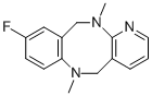 9-FLUORO-6,12-DIMETHYL-5,6,11,12-TETRAHYDRO-1,6,12-TRIAZA-DIBENZO[A,E]CYCLOOCTENE Structure