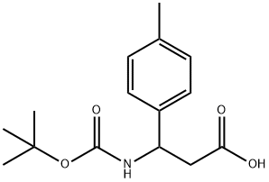 3-N-BOC-3-(4-METHYLPHENYL)PROPIONIC ACID Structure
