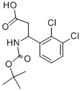 3-N-Boc-3-(2,3-dichlorophenyl)propionic acid Structure