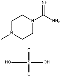 4-METHYLPIPERAZINE-1-CARBOXAMIDINE HEMISULFATE Structure
