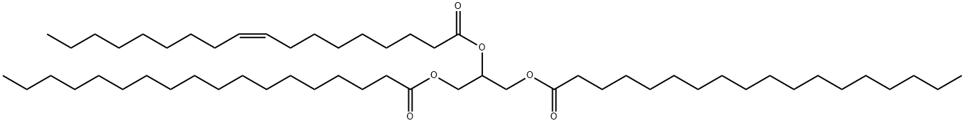 1 3-DISTEAROYL-2-OLEOYLGLYCEROL Structure