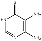 4,5-DIAMINO-6-MERCAPTOPYRIMIDINE Structure