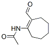 Acetamide,  N-(2-formyl-1-cyclohepten-1-yl)- Structure