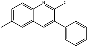 2-CHLORO-6-METHYL-3-PHENYLQUINOLINE Structure