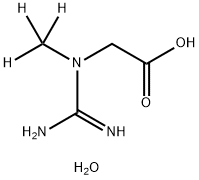 크레아틴-(메틸-D3)일수화물 구조식 이미지