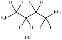 1,4-BUTANE-D8-DIAMINE 2HCL Structure