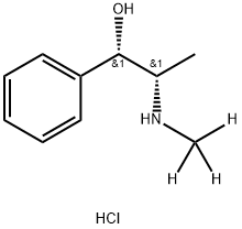 (1S,2S)-(+)-PSEUDOEPHEDRINE-D3 HCL (N-METHYL-D3) Structure