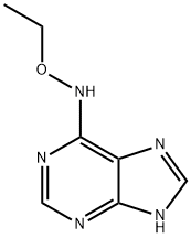 6H-퓨린-6-온,1,7-디하이드로-,O-에틸옥심(9CI) 구조식 이미지