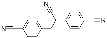 4-[1-시아노-2-(4-시아노페닐)에틸]벤조니트릴 구조식 이미지
