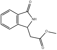 (3-Oxo-2,3-dihydro-1H-isoindol-1-yl)acetic acid methyl ester 구조식 이미지