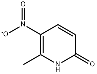 2-Hydroxy-6-methyl-5-nitropyridine 구조식 이미지