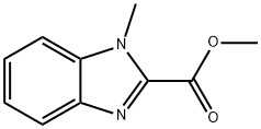 1H-벤즈이미다졸-2-카르복실산,1-메틸-,메틸에스테르(9CI) 구조식 이미지