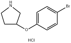 3-(4-BROMOPHENOXY)PYRROLIDINE HYDROCHLORIDE Structure