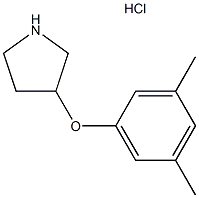 3-(3,4-디메틸페녹시)피롤리딘염산염 구조식 이미지