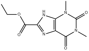 ethyl 1,3-dimethyl-2,6-dioxo-7H-purine-8-carboxylate Structure